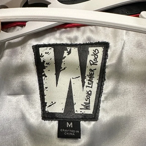 LED ZEPPELIN- Wilson’s Leather Studded Jacket- Medium - Picture 7 of 15